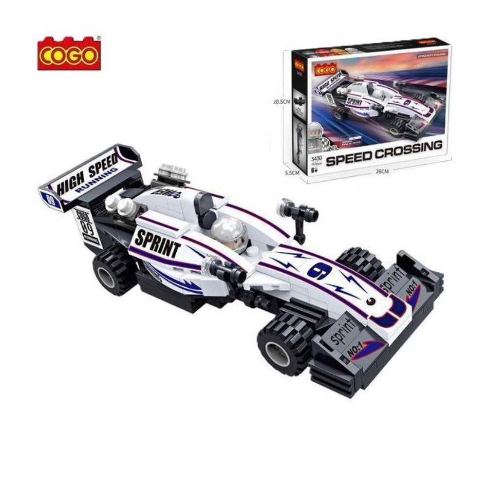 Cogo Race Car Building Block Set – 157 Pcs
