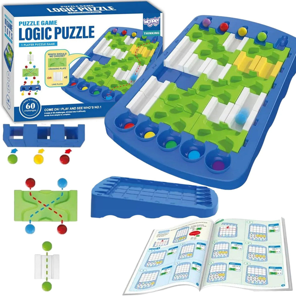 Logic Puzzle - 1 Player Puzzle Game (60 Challenges) - Toys - OKO