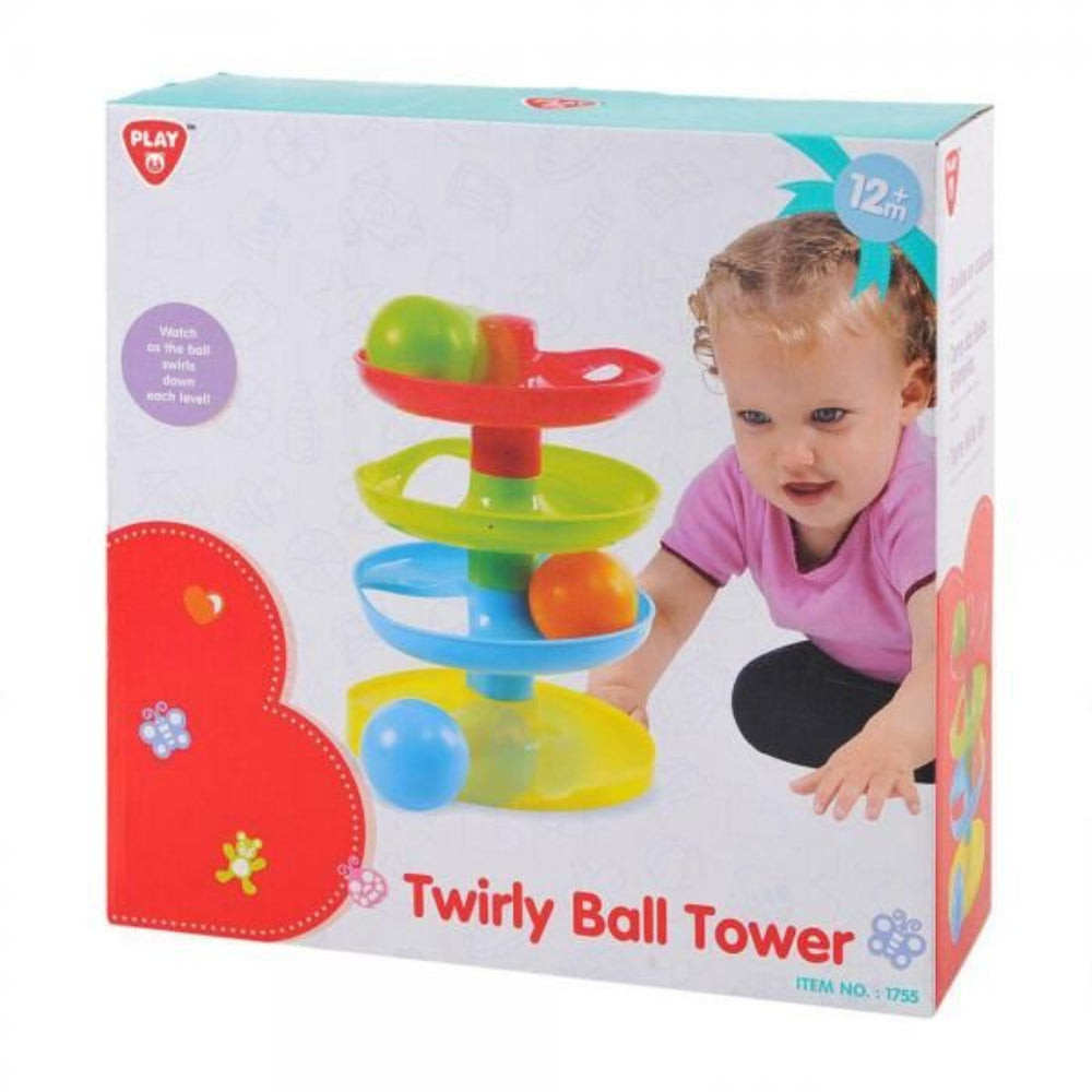 PlayGo Twirly Ball Tower – Endless Rolling Fun!
