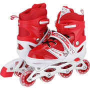 Power Superb Adjustable Roller Skate Shoes – 2 Rows, 4 Wheels