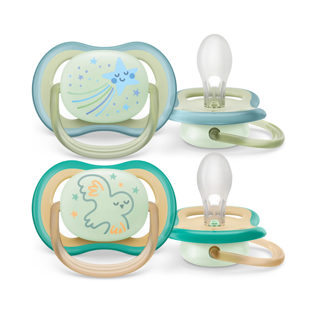 Philips Avent Ultra Air Nighttime Pacifier 0-6m - Baby Essentials
