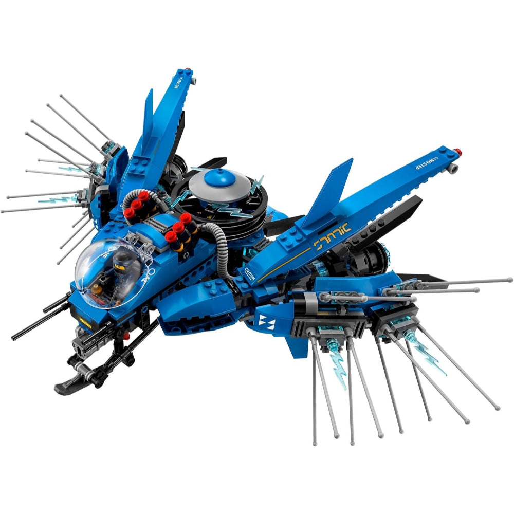 Ninja Thunder Swordsman Building Set – 912 Pieces