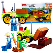 Sluban Town Farm Harvest Tractor Fruit Cart Building Blocks – 80 Pieces