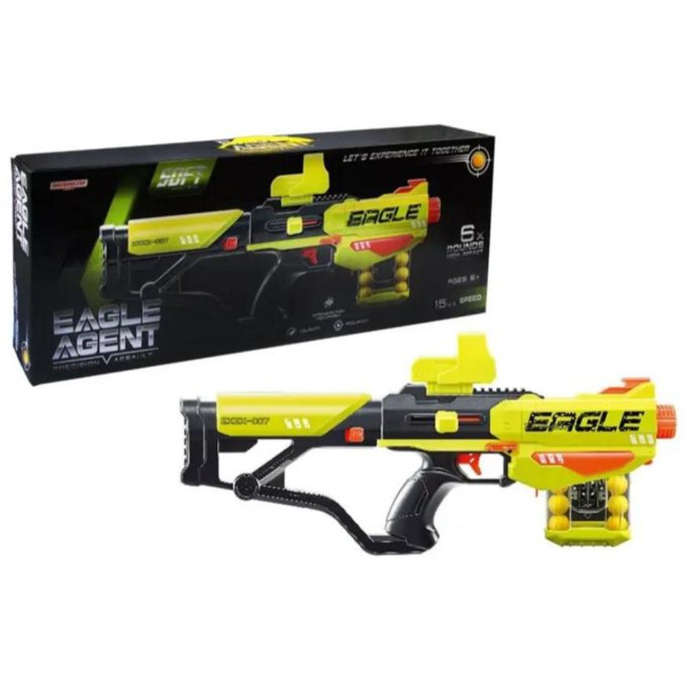Eagle Agent Foam Ball Launcher Toy Gun - Toys - OKO