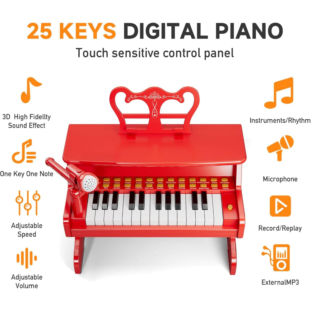 Classical Piano (Minimalist Version) – Red