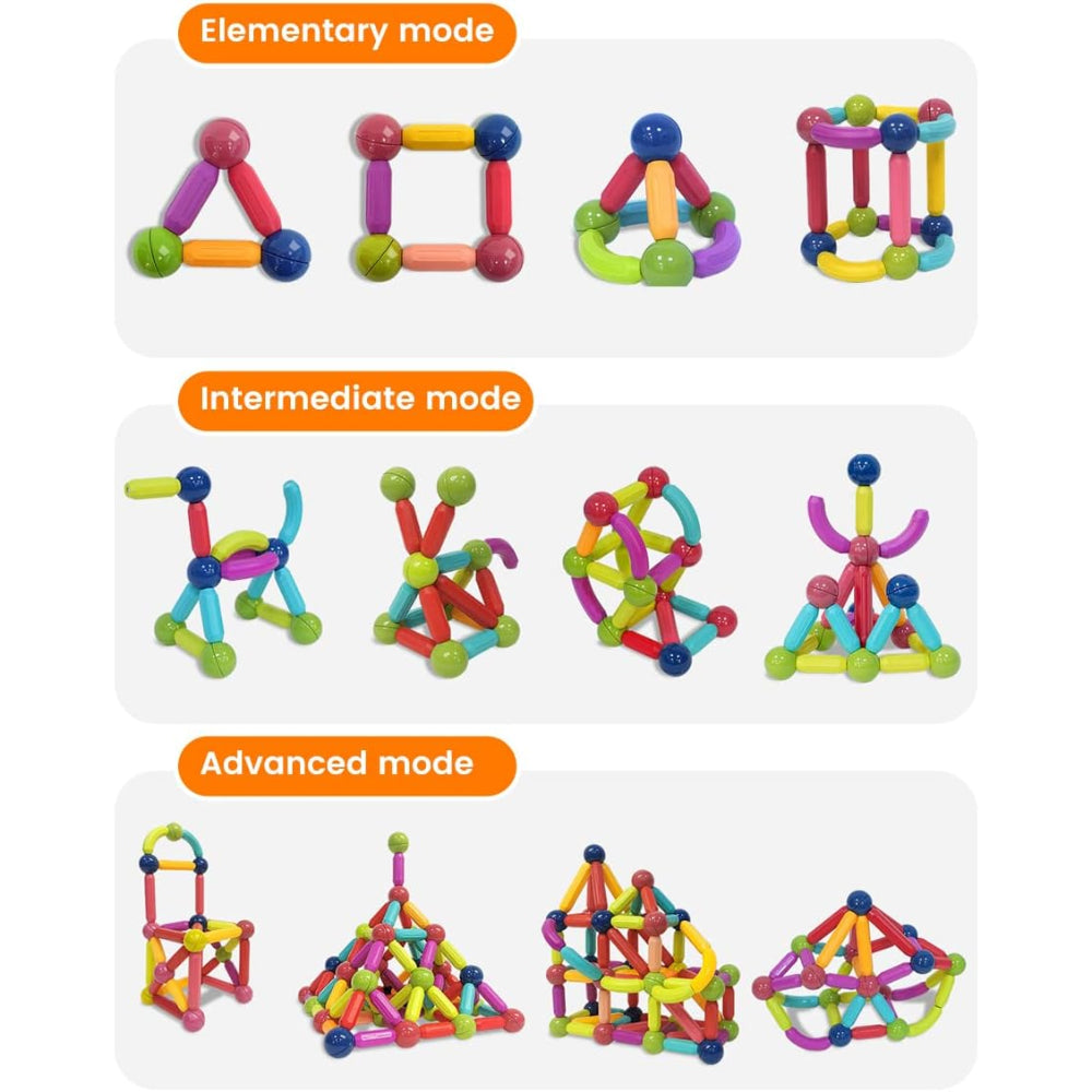 Magnetic Toy Set – 120 Pieces