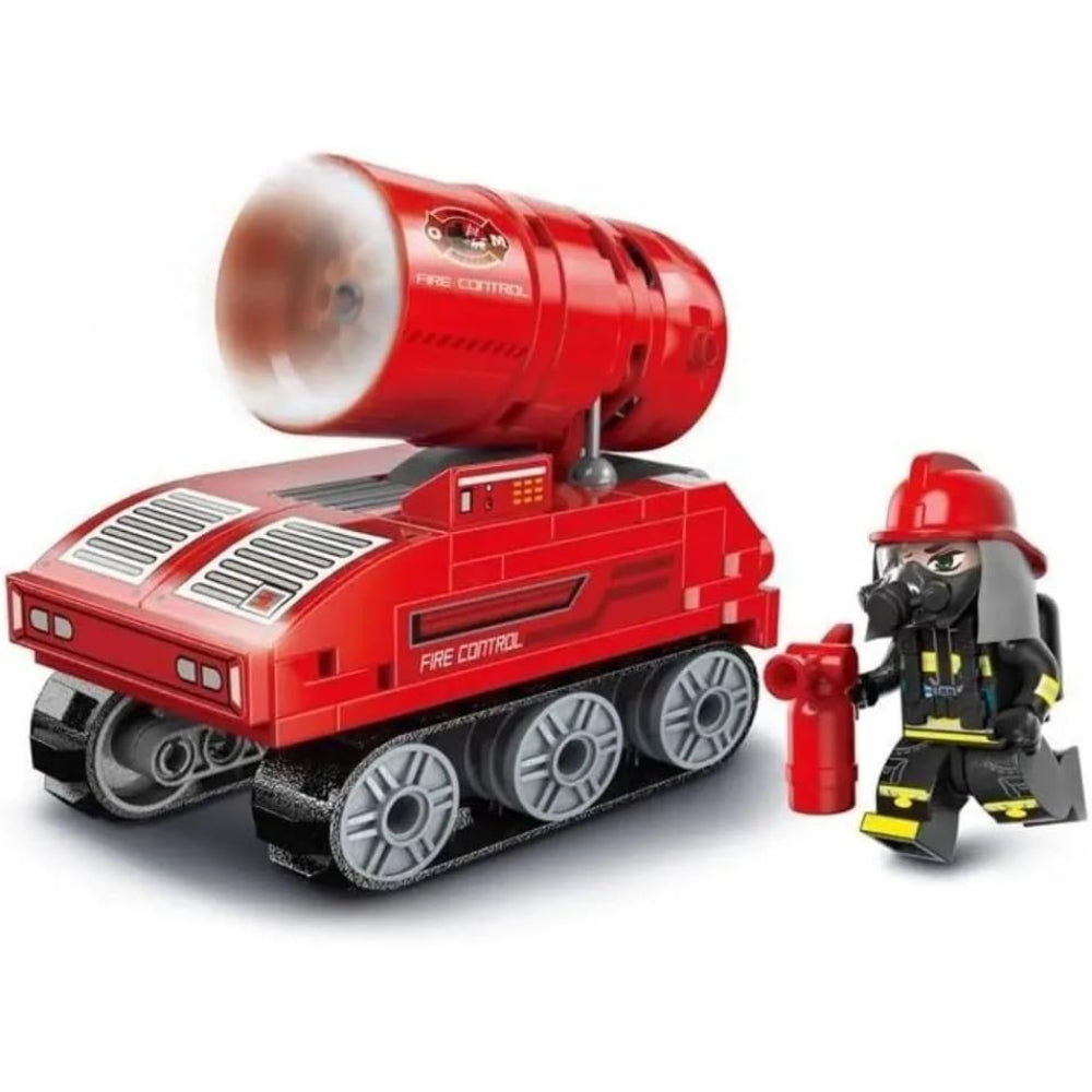 Mine City Firefighter Action Building Block Set – 579 Pieces