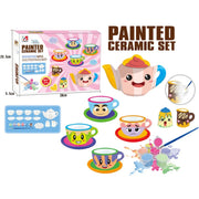 Painted Ceramic Set – 16 Pcs