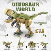 Come Alive Dinosaur World 4-in-1 Triceratops Building Block Set – 200 Pcs