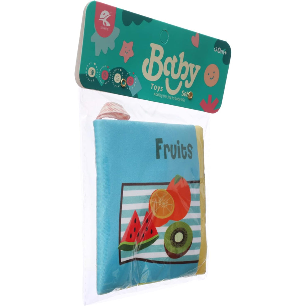Sensory Soft Book for Learning - Fruits