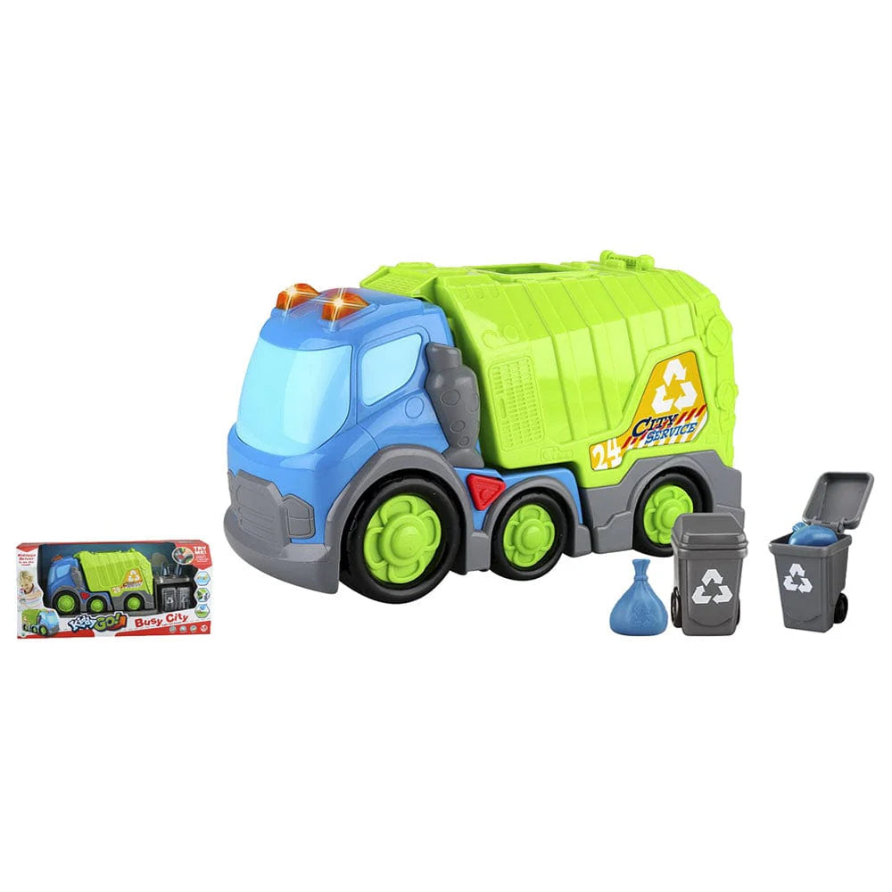City Service Garbage Truck – Light & Sound (31 cm)