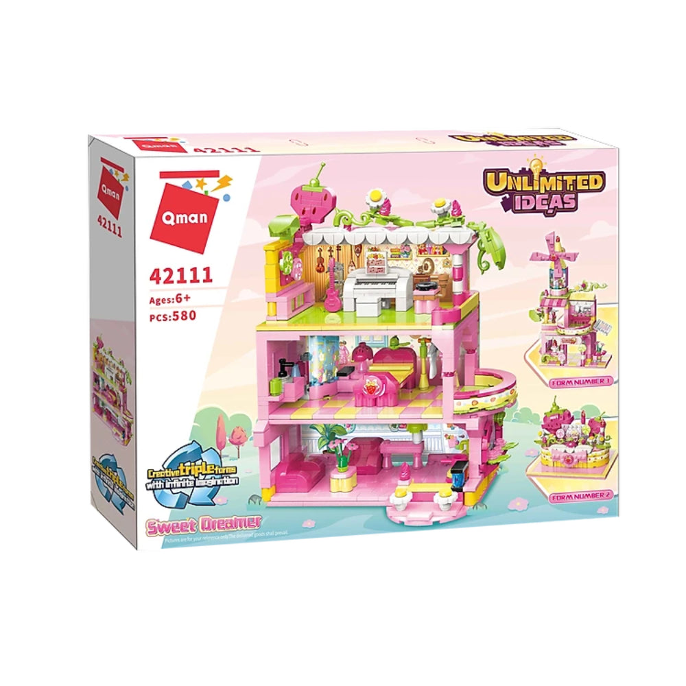 Unlimited Ideas Sweet Dreamer Building Blocks - 580 Pcs