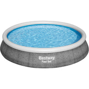 Bestway Fast Set™ Round Inflatable Pool With Pump