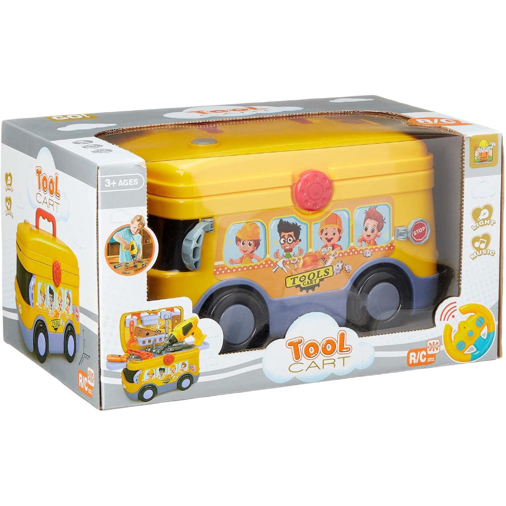مجموعة لعب عربة الأدوات التي يتم التحكم فيها عن طريق الراديو - 26 قطعة