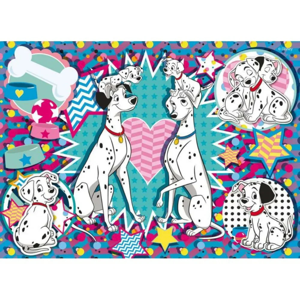 Lisciani 101 Dalmatian Double-Face Puzzle – 24 Pieces