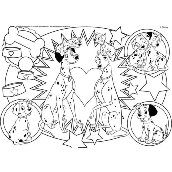 Lisciani 101 Dalmatian Double-Face Puzzle – 24 Pieces