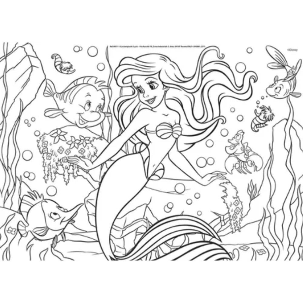 Lisciani Little Mermaid Double-Face Puzzle - 48 Pieces