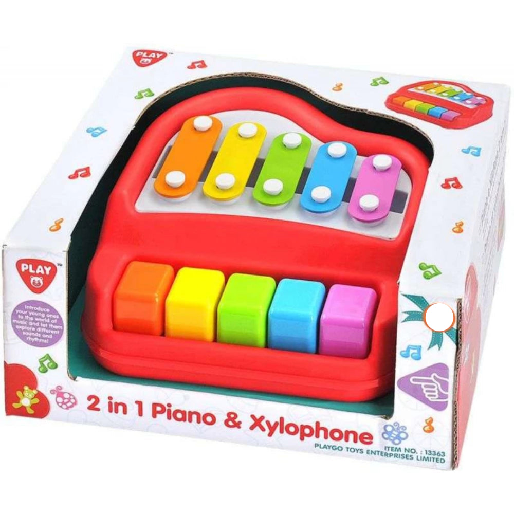 PlayGo Play Right 2-in-1 Piano & Xylophone