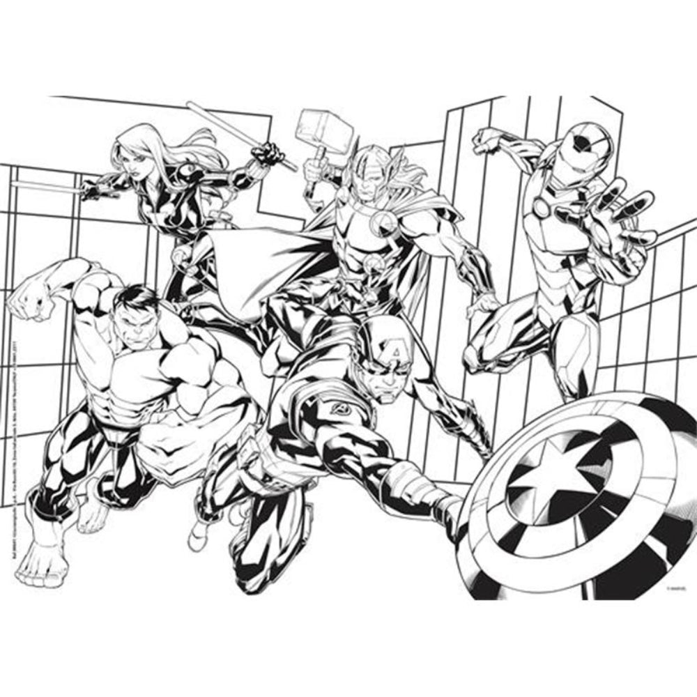 Lisciani Avengers Double-Face Puzzle - 48 Pieces
