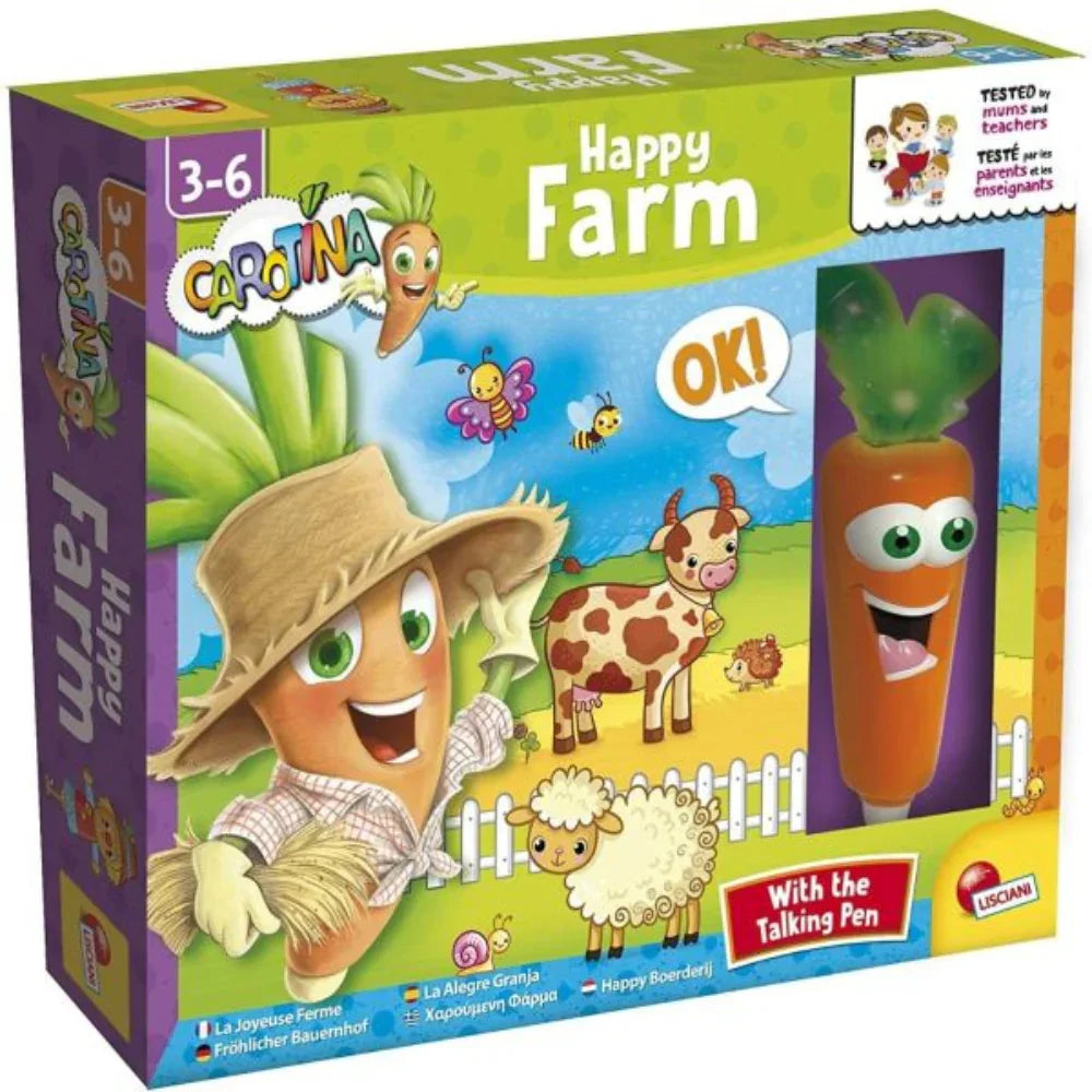 Lisciani Happy Farm Puzzle with Talking Pen - Toys