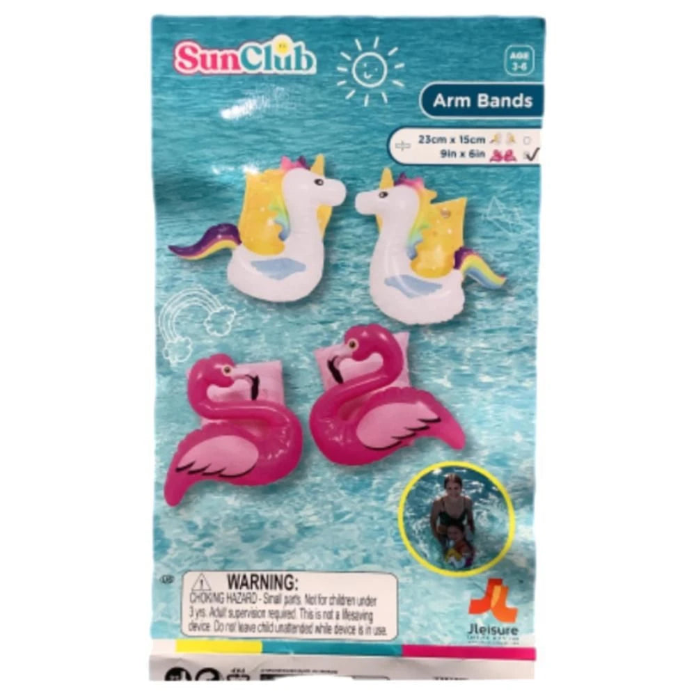 Sun Club Kids Arm Bands - Yellow