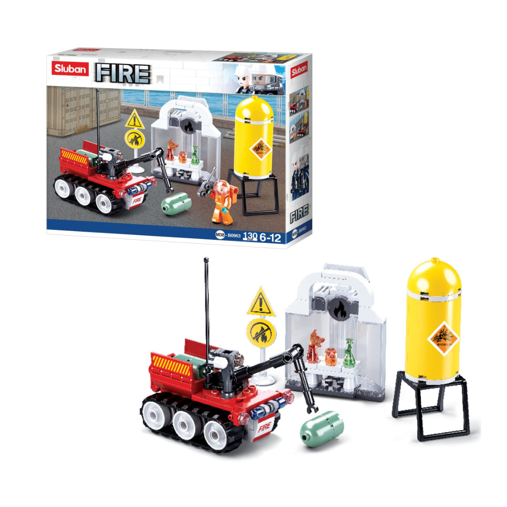 Sluban Fire Robot Drill Blocks Set - 130Pcs