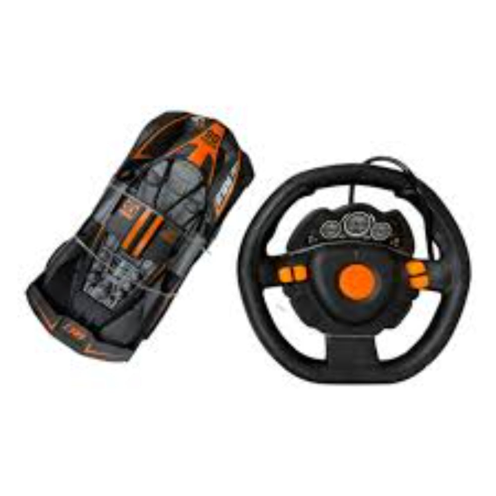 Famous Car Speed Drift RC Vehicle Set – Orange & Black