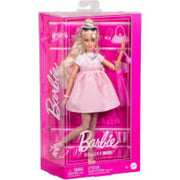 Barbie Deluxe Style Doll #3 in Pastel Pink Barbiecore Dress With Oversized Bow and Blonde Hair