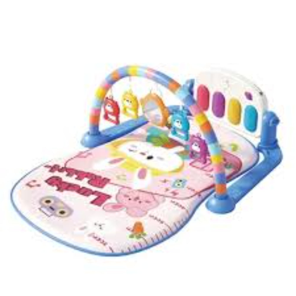Baby Fitness Piano Activity Play Mat – Baby Blue