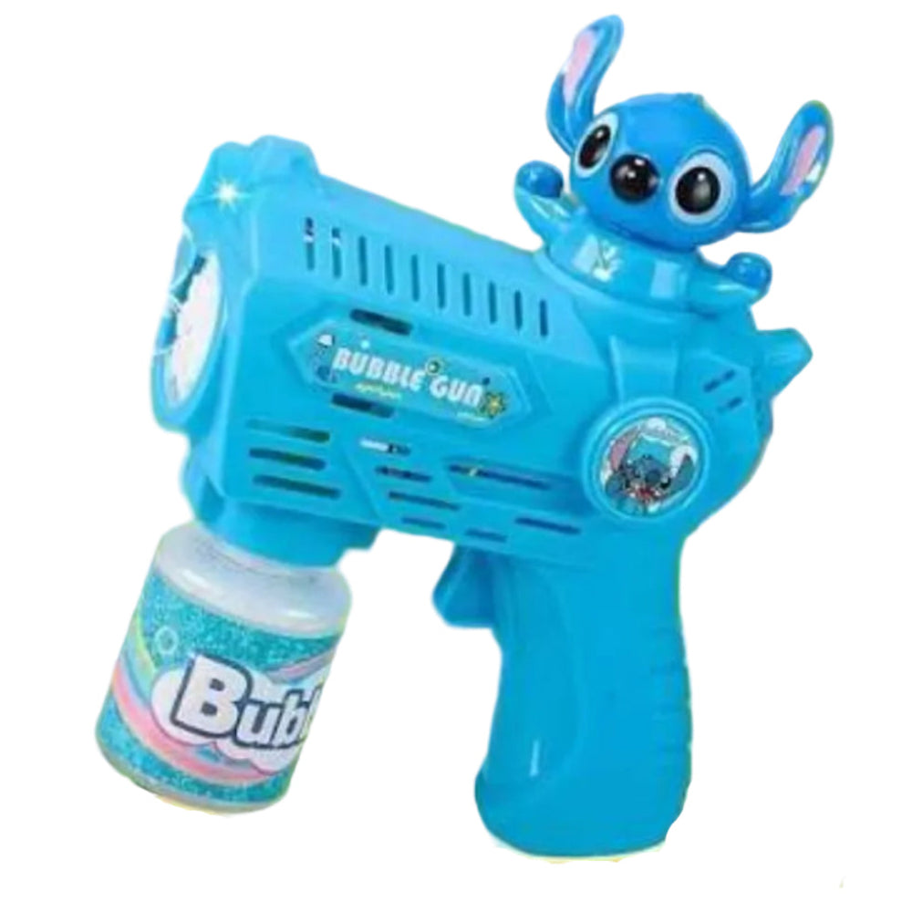 Stitch Cartoon Bubble Gun – Blue