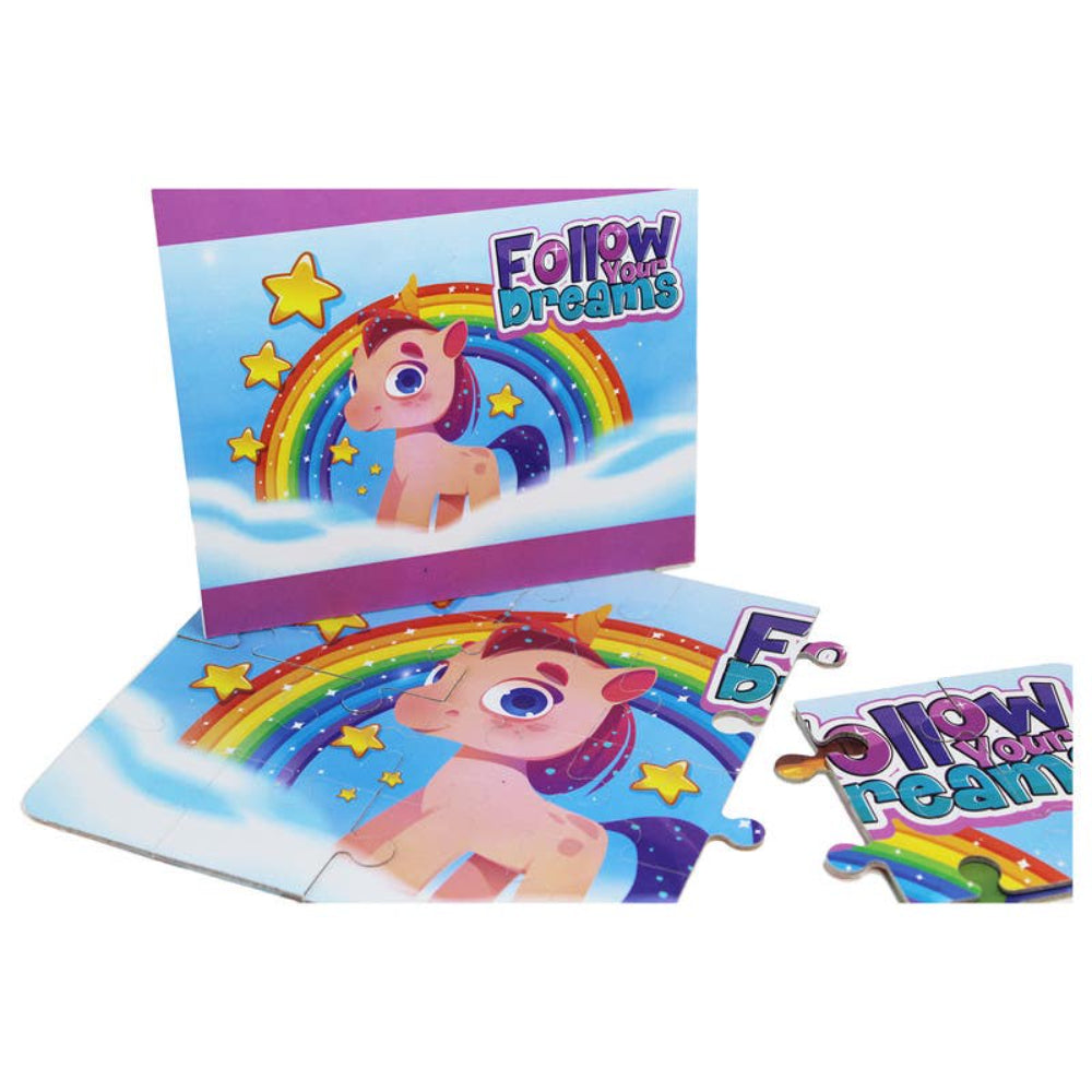 Puzzle Bag Unicorn Shape - Multicolor - Toys - Spectrum