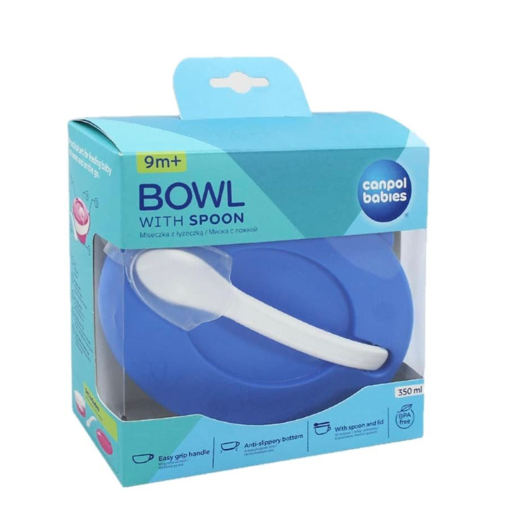 Canpol Babies Bowl with Spoon (+9M) - Baby Essentials