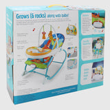 Infant To Toddler Rocker Dining Chair 3in1 (Blue) - Ourkids - OKO