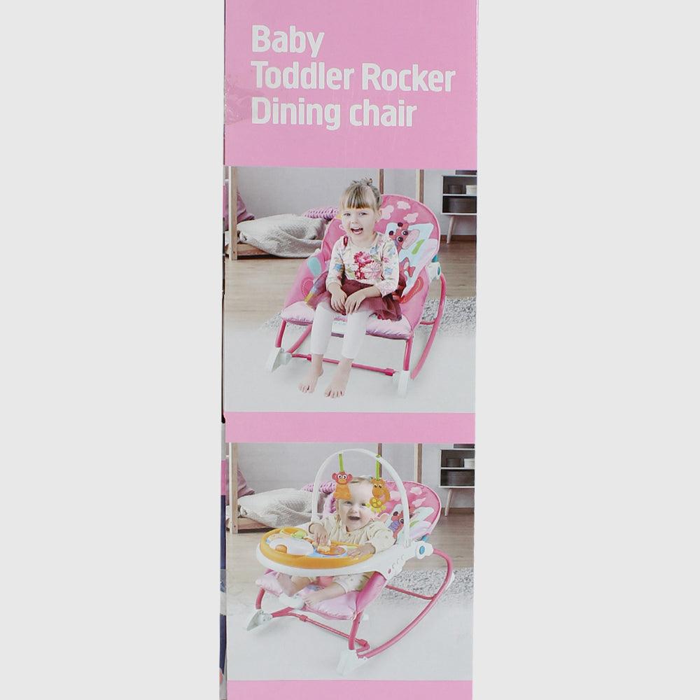 Infant To Toddler Rocker Dining Chair 3in1 (Pink) - Ourkids - OKO