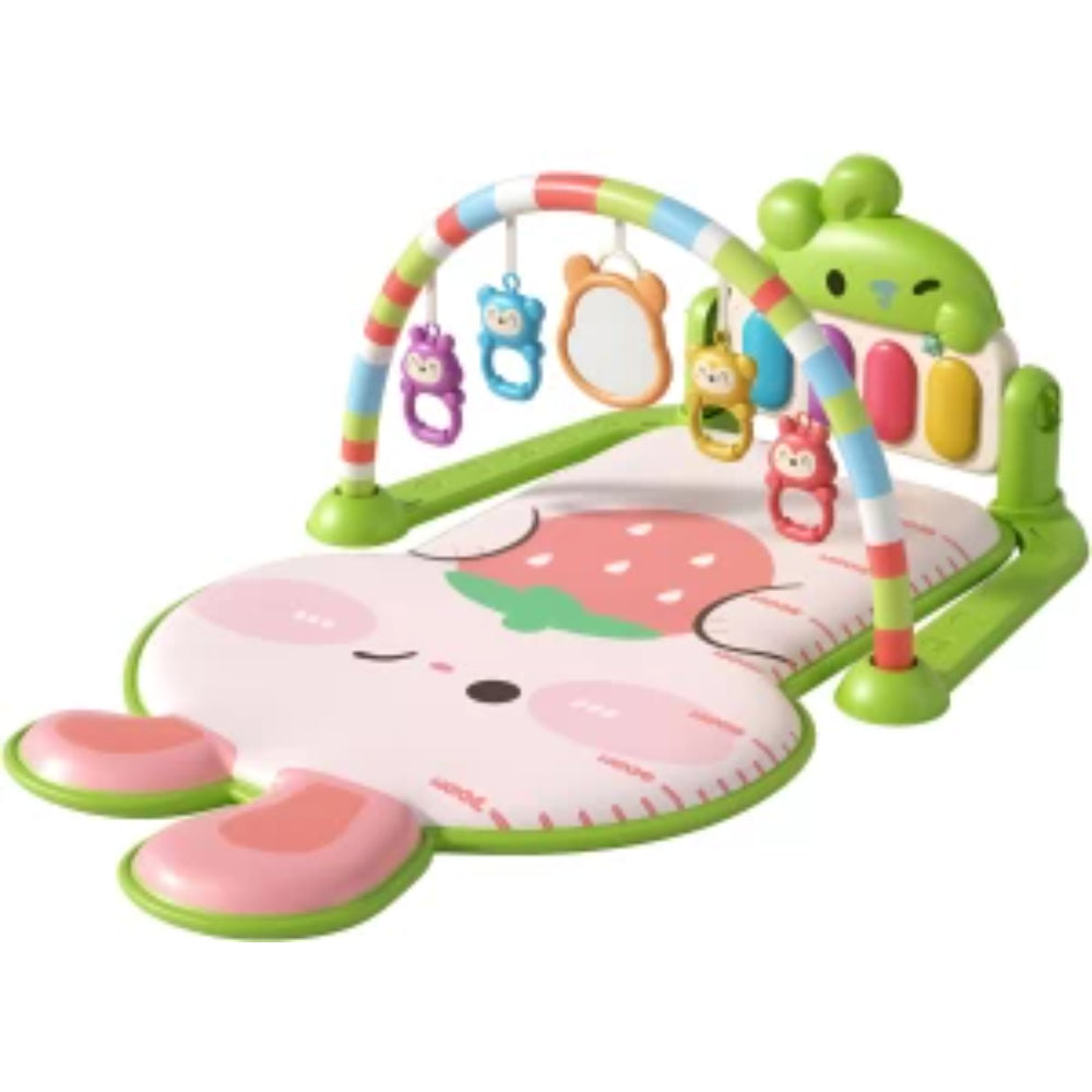 Baby Fitness Piano Activity Play Mat – Green Bunny Print
