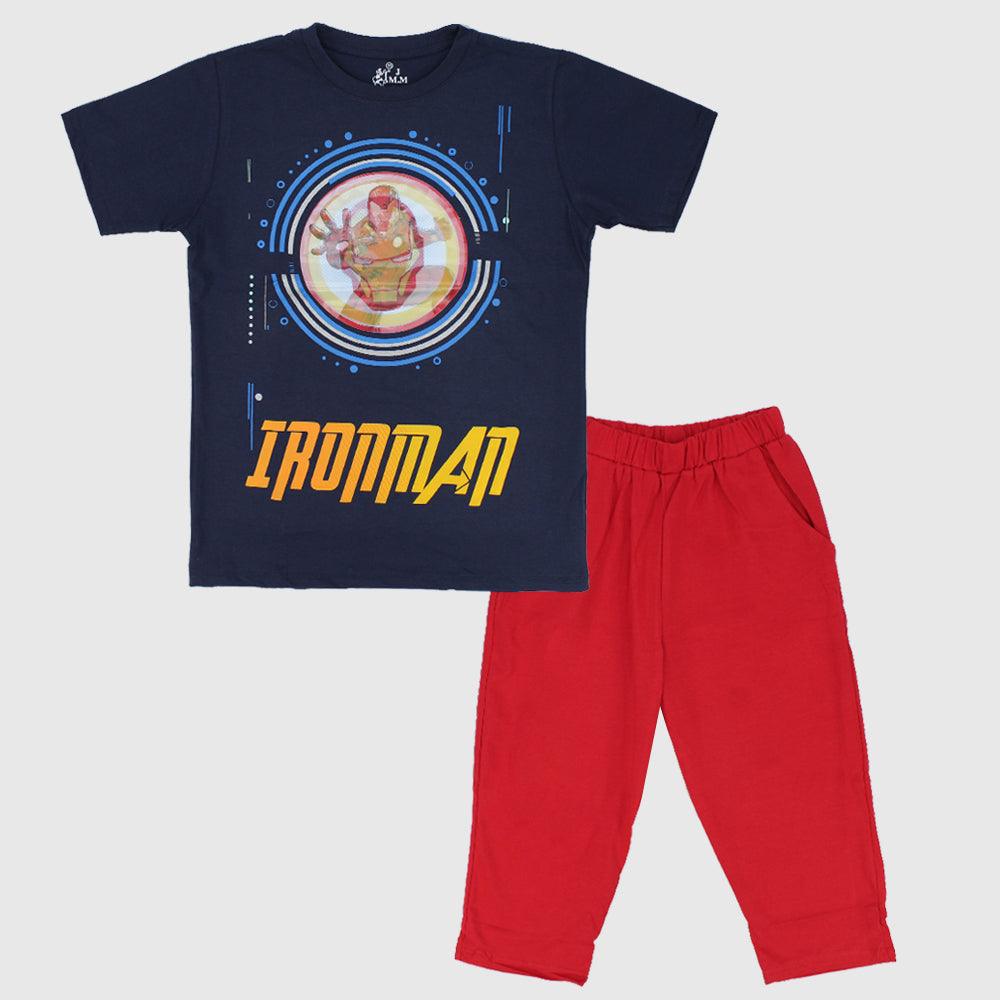 Iron Man Short-Sleeved Pajama - Ourkids - JOKY