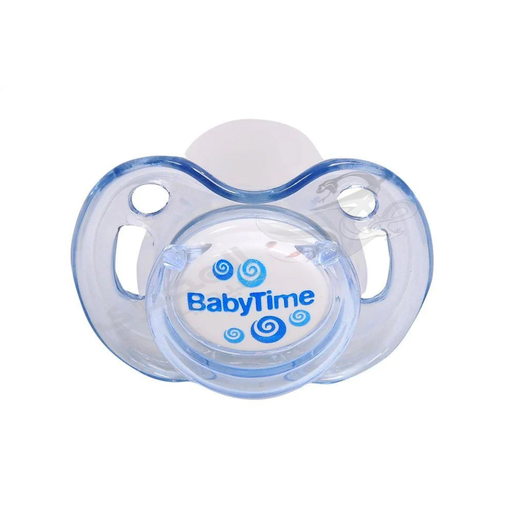 Baby Time Silicone Round Soother with Cap