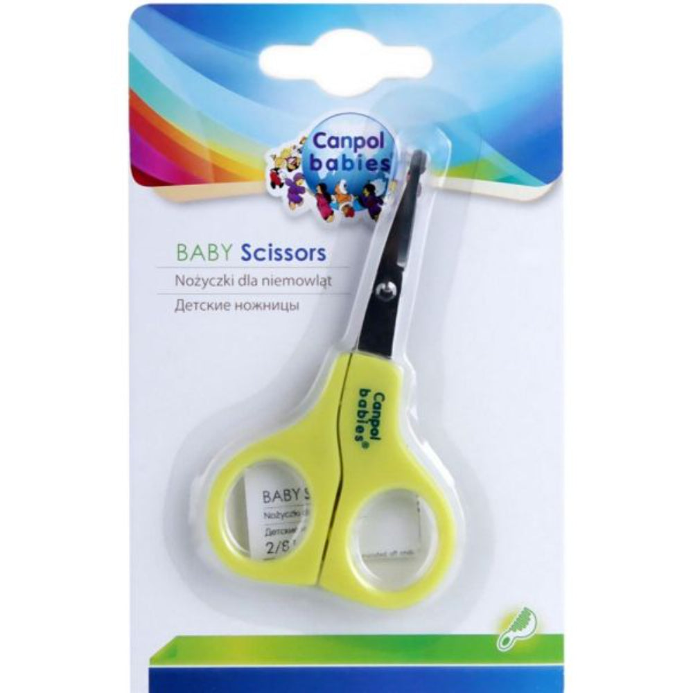 Canpol Babies Round Tip Baby Nail Scissors – Yellow