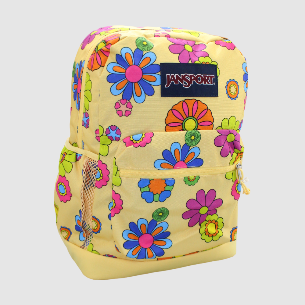 Jansport Power To The Flower Cross Town Plus Backpack - Ourkids - Jansport