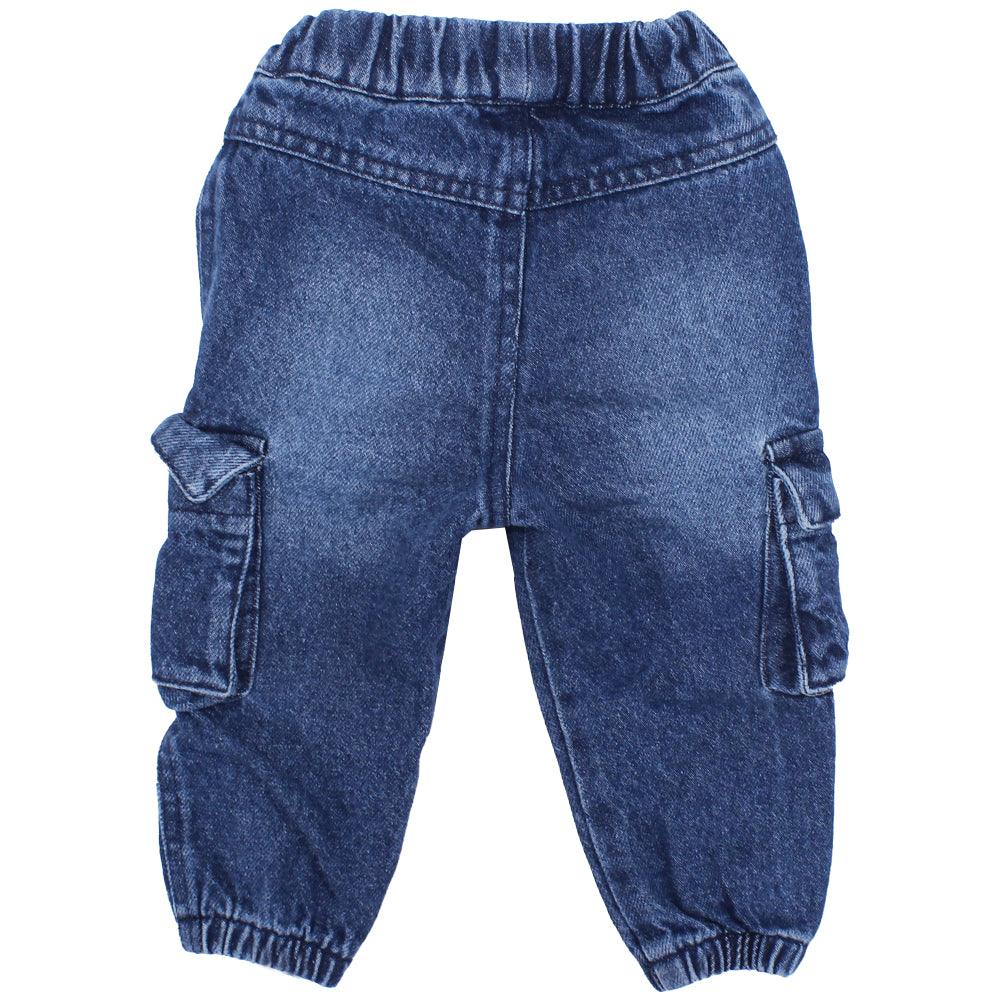 Jeans Cargo Pants - Ourkids - Pompelo