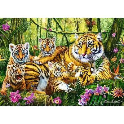 Jigsaw Puzzle Family of Tigers, 500 Piece - Ourkids - Trefl