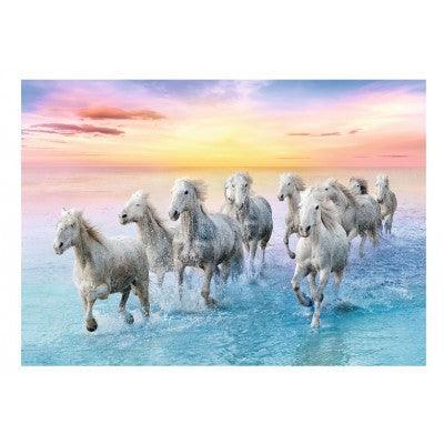 Jigsaw Puzzle Galloping White Horses, 500 Piece - Ourkids - Trefl