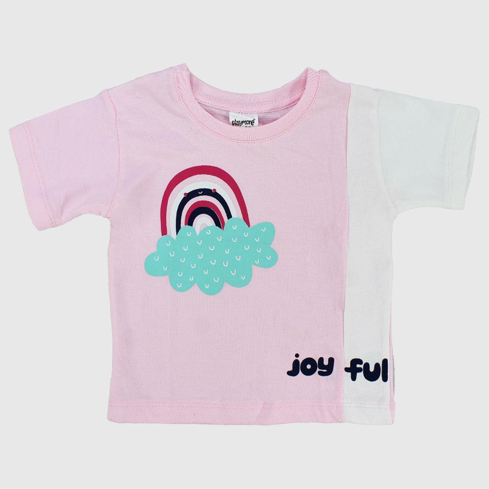 Joyful Short-Sleeved T-Shirt - Ourkids - Playmore