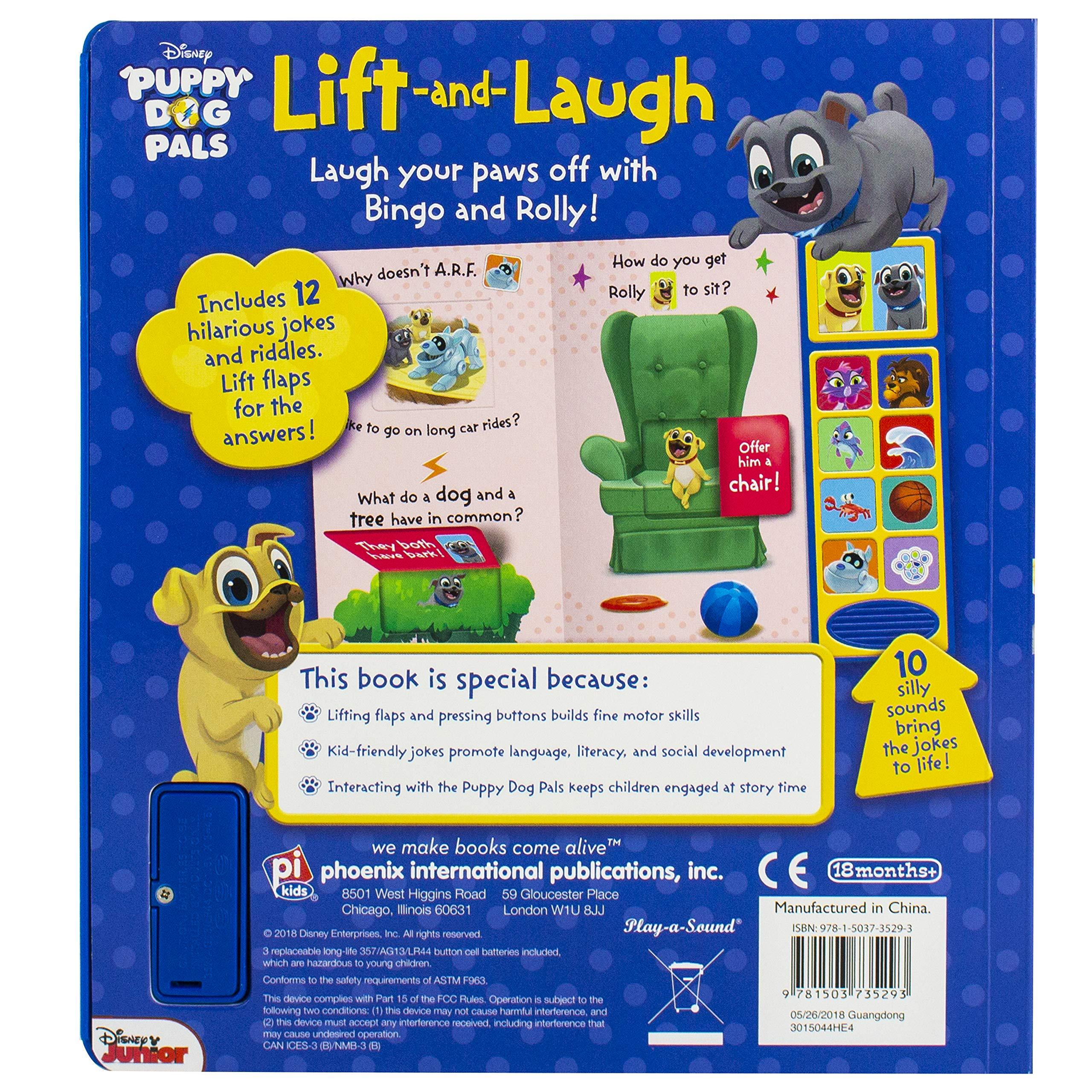 Junior Puppy Dog Pals with Bingo and Rolly - Lift and Laugh Out Loud Sound Book - Ourkids - OKO