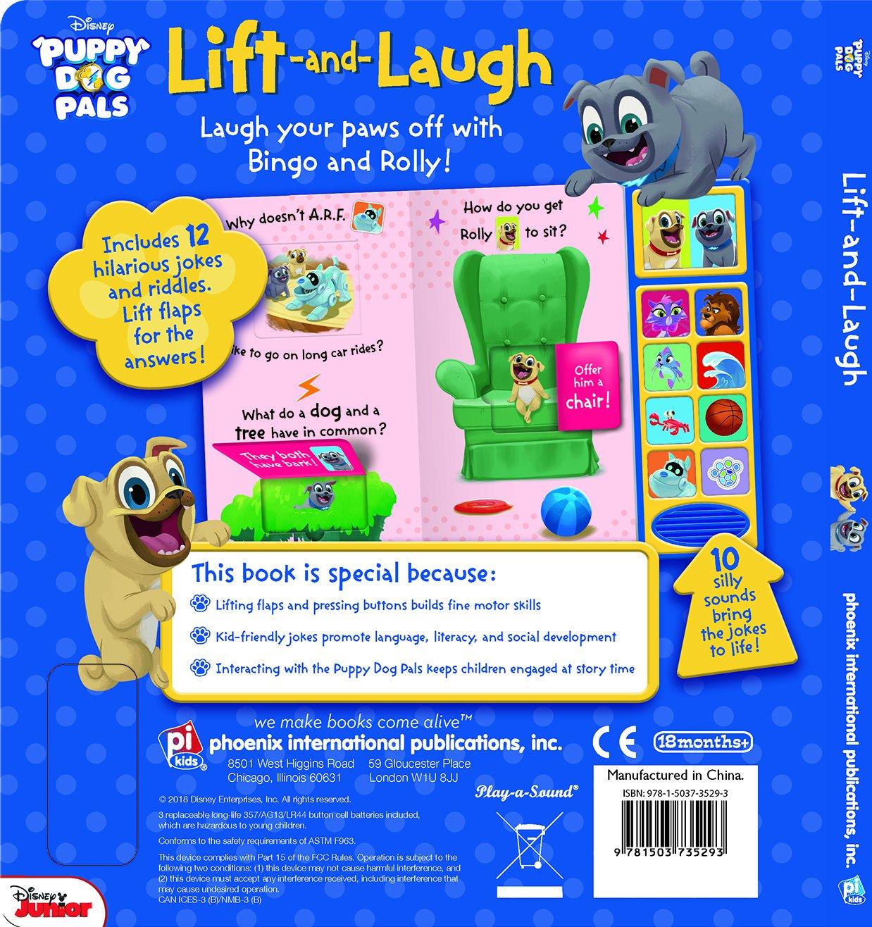 Junior Puppy Dog Pals with Bingo and Rolly - Lift and Laugh Out Loud Sound Book - Ourkids - OKO