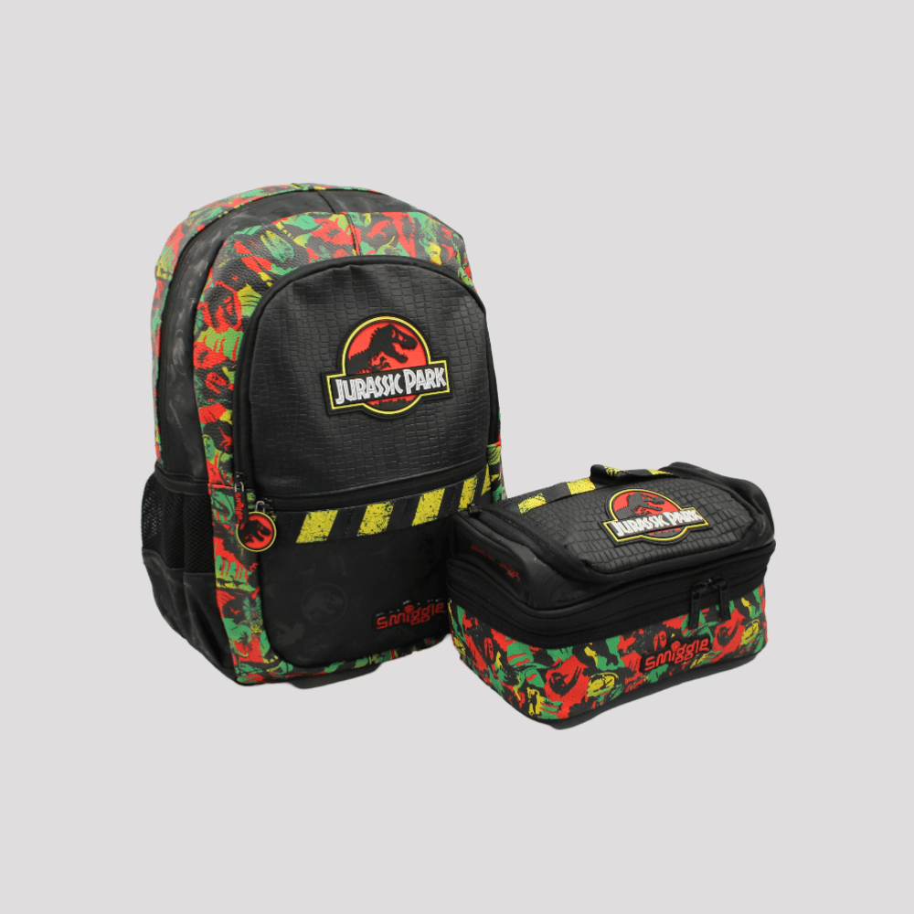 Jurassic Park Backpack + Lunch Bag - Ourkids - Smiggle