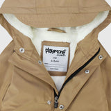 Khaki Unisex Long-Sleeved Waterproof Hooded Jacket - Ourkids - Playmore