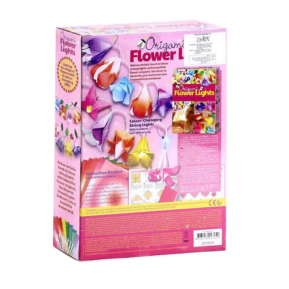 KidzMaker: Origami Flower Lights Craft Kit - Ourkids - OKO