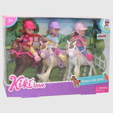 Kiki Love Doll Set - Three Cute Pony - Ourkids - Kiki Love