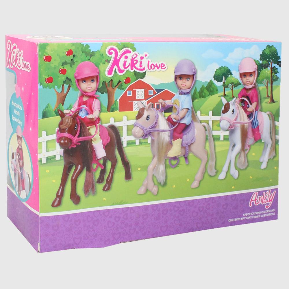 Kiki Love Doll Set - Three Cute Pony - Ourkids - Kiki Love